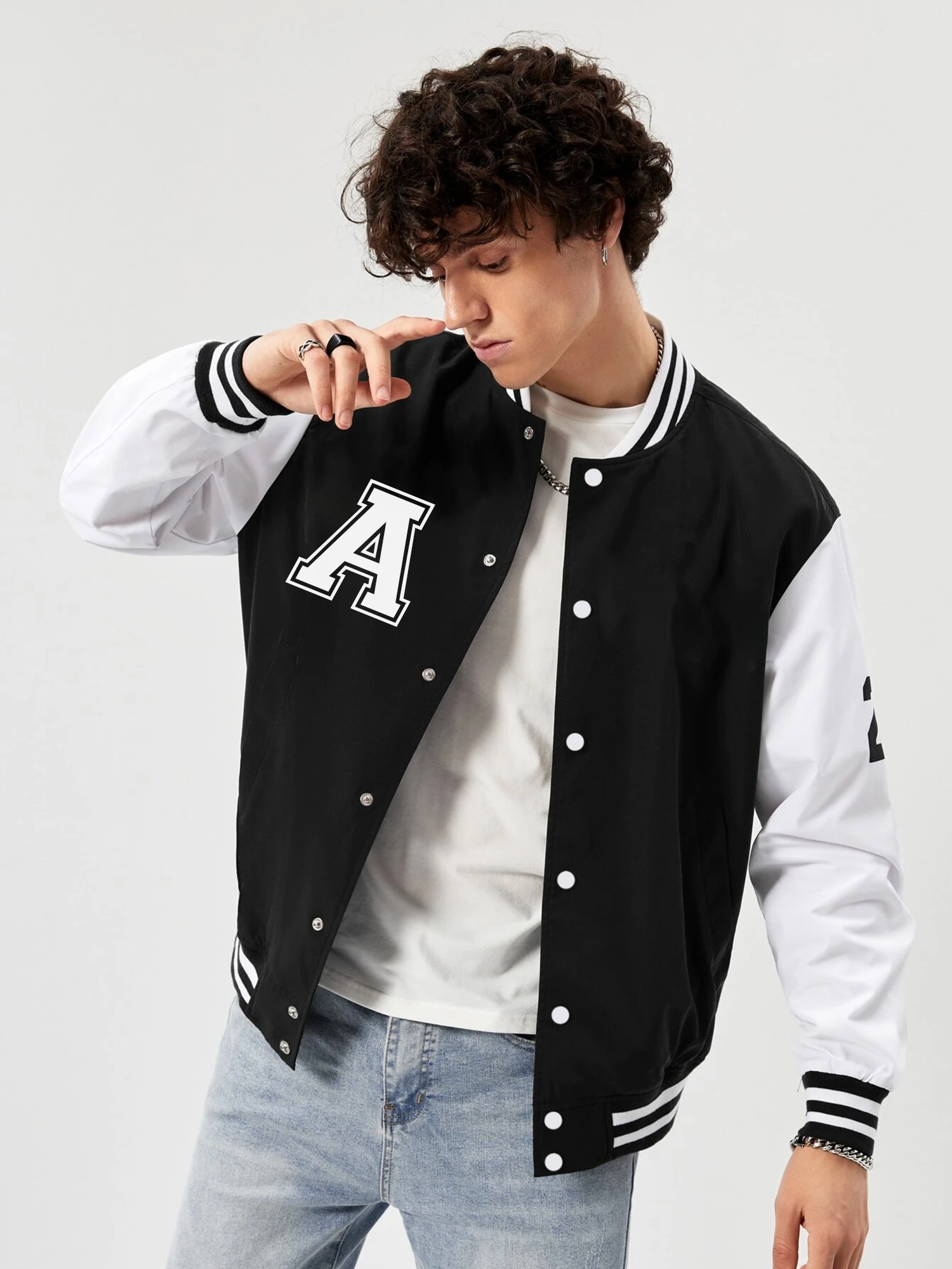 Alfaq Motorcycle Varsity Jacket